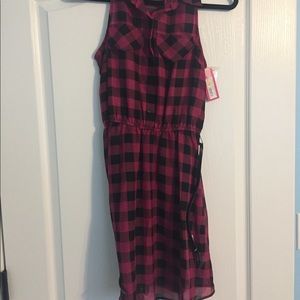 Xhilaration (Target) pink and black sundress